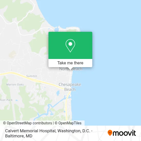 Calvert Memorial Hospital map