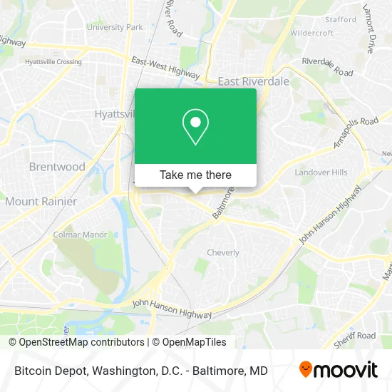 Bitcoin Depot map