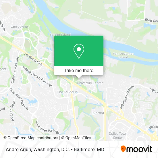Andre Arjun map