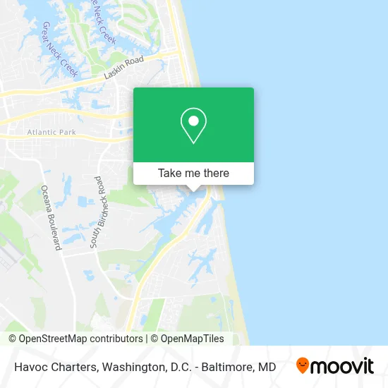 Havoc Charters map