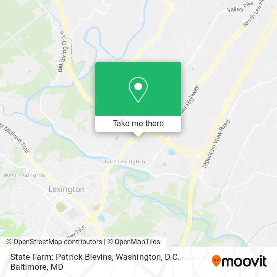 State Farm: Patrick Blevins map