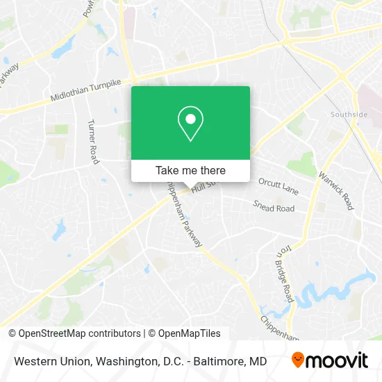 Western Union map