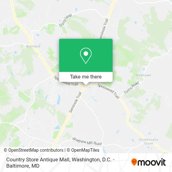 Country Store Antique Mall map