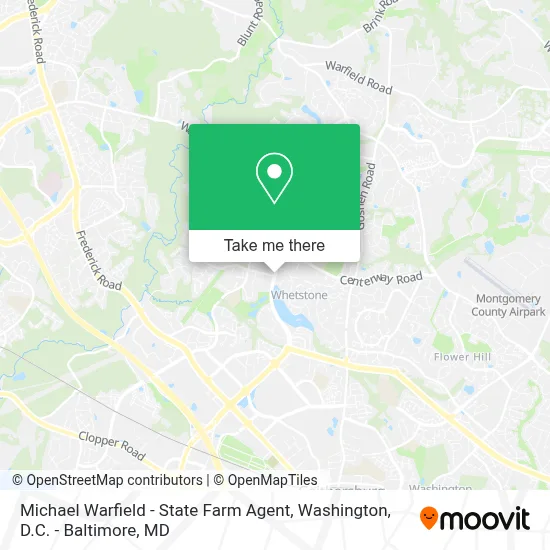 Michael Warfield - State Farm Agent map
