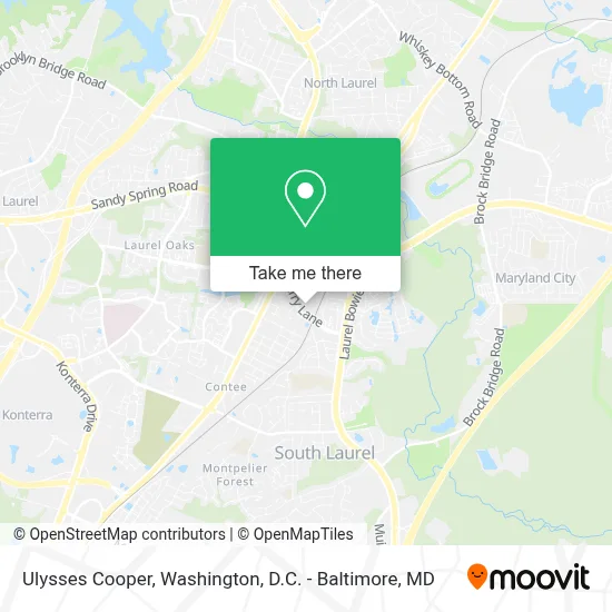 Ulysses Cooper map