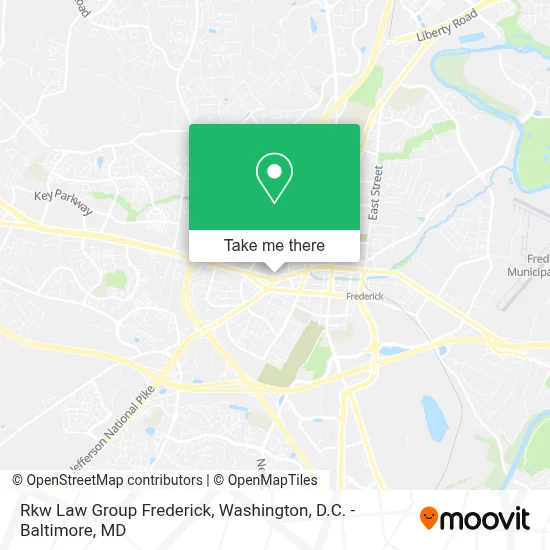 Rkw Law Group Frederick map
