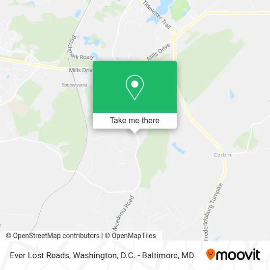 Ever Lost Reads map