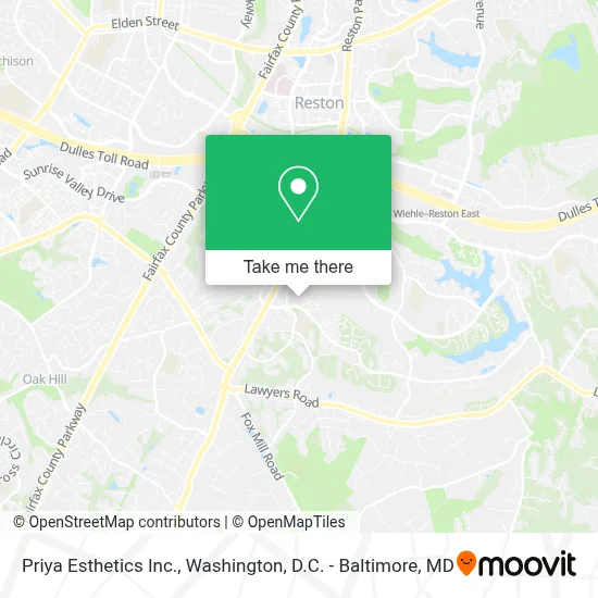 Priya Esthetics Inc. map