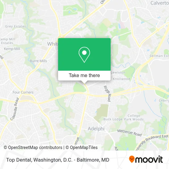 Top Dental map