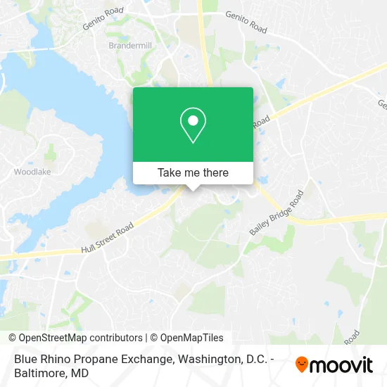 Blue Rhino Propane Exchange map