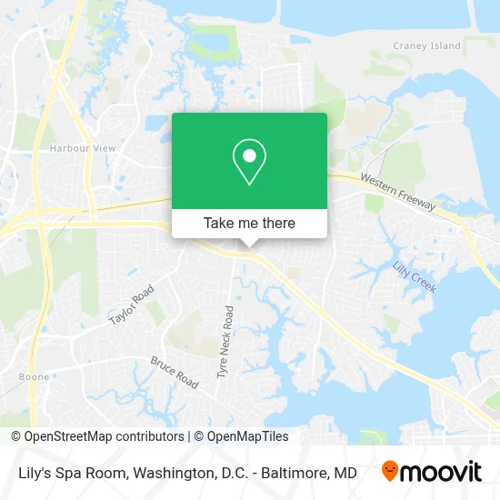 Lily's Spa Room map