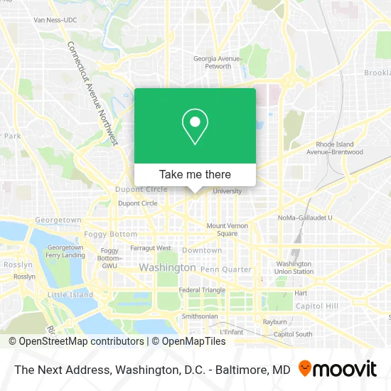 The Next Address map