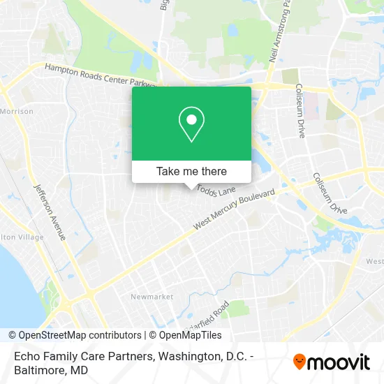 Echo Family Care Partners map