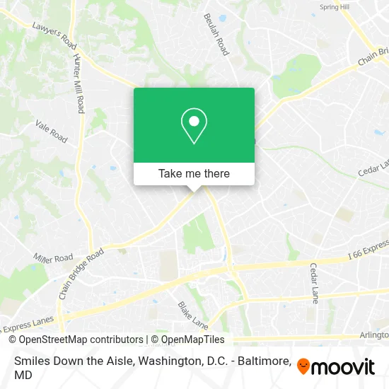 Smiles Down the Aisle map