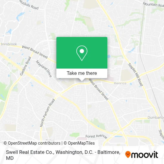 Swell Real Estate Co. map