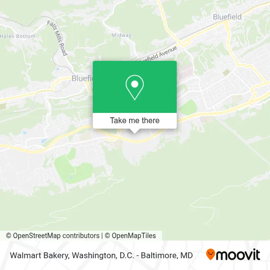 Walmart Bakery map