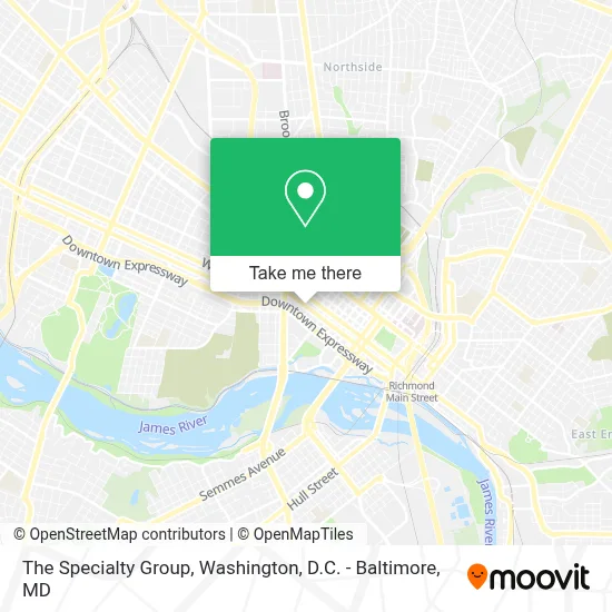 The Specialty Group map