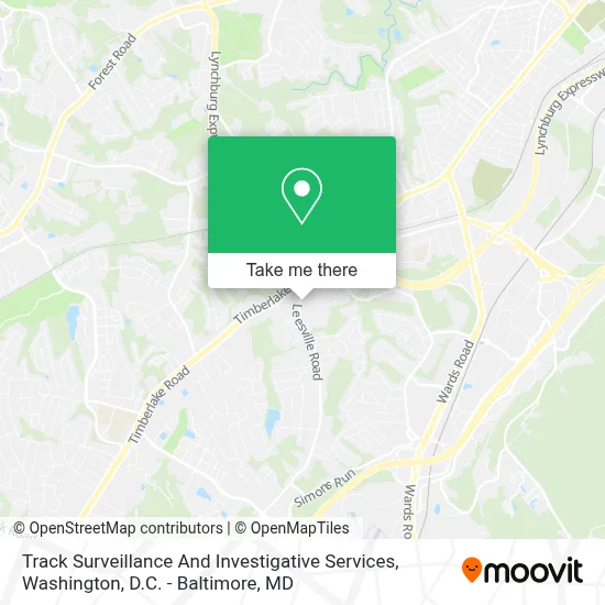 Track Surveillance And Investigative Services map