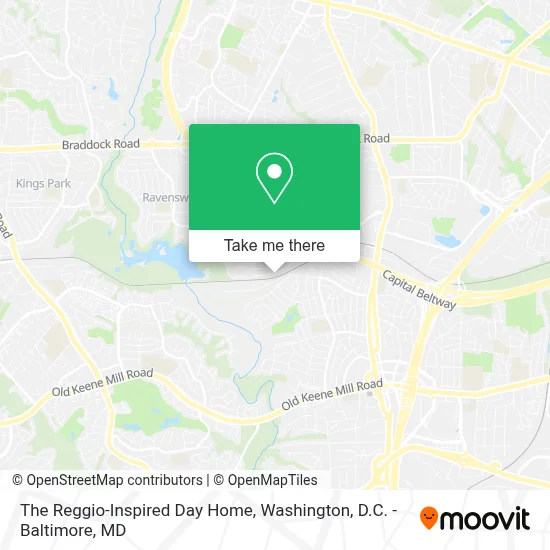 The Reggio-Inspired Day Home map