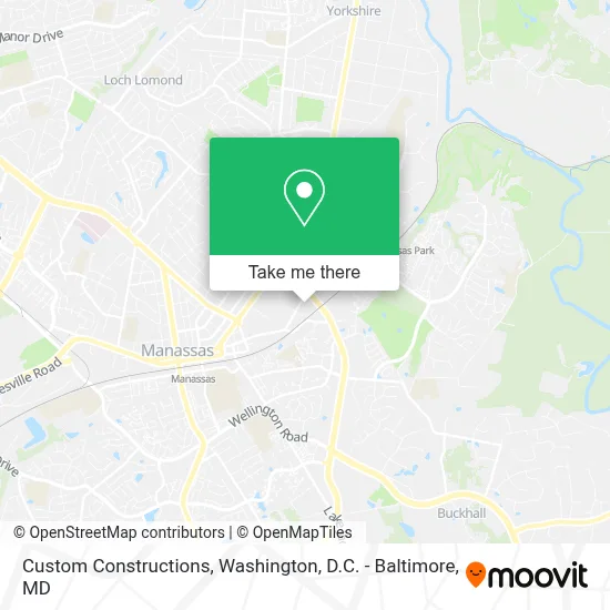 Custom Constructions map