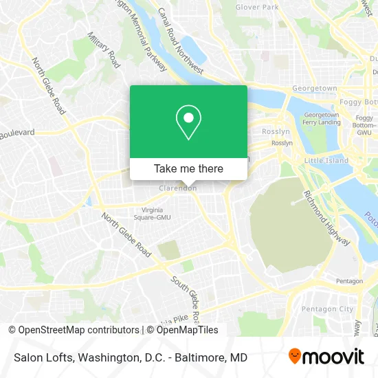 Salon Lofts map