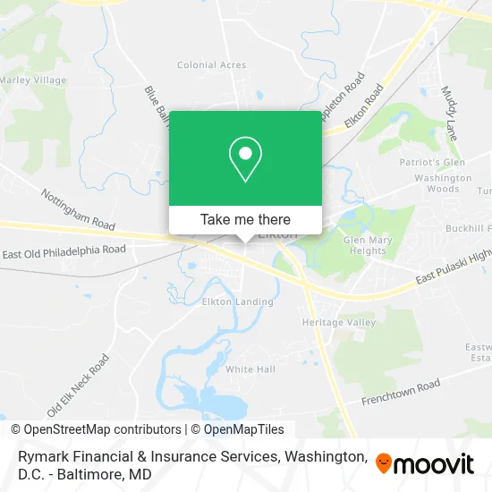 Rymark Financial & Insurance Services map