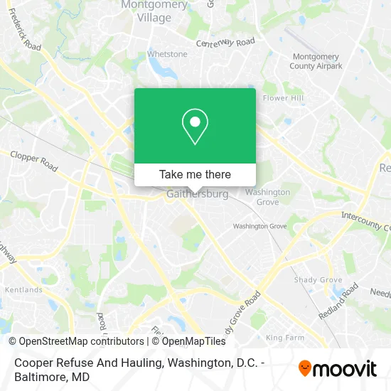 Cooper Refuse And Hauling map