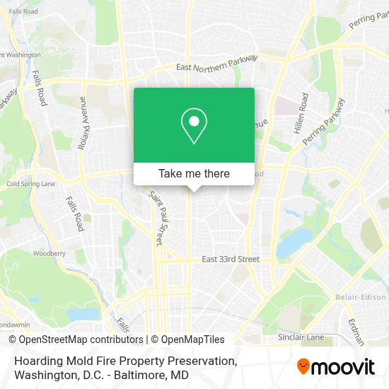 Hoarding Mold Fire Property Preservation map