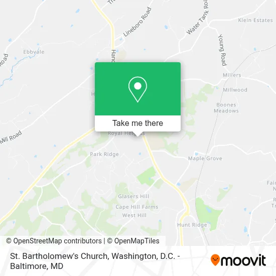 St.  Bartholomew's Church map