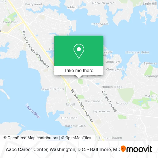 Aacc Career Center map