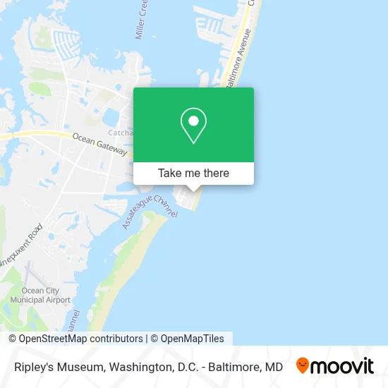 Ripley's Museum map