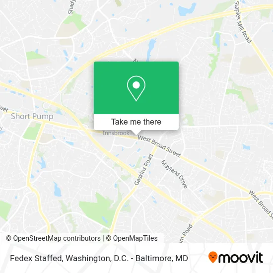 Fedex Staffed map