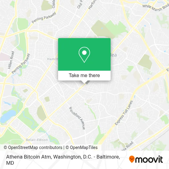 Athena Bitcoin Atm map