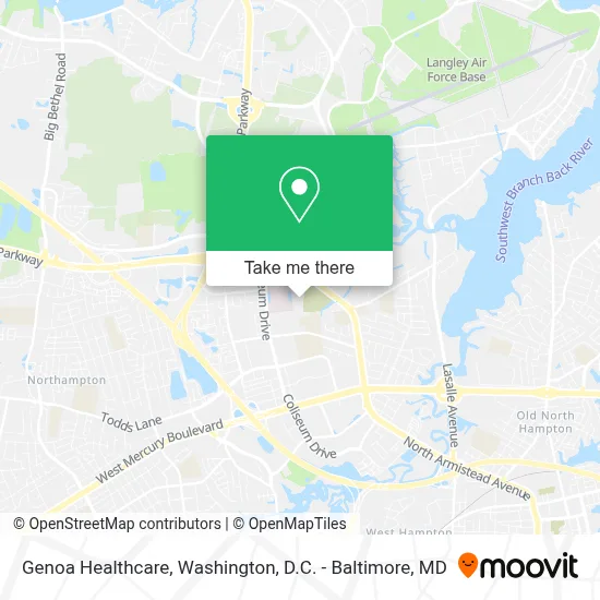 Genoa Healthcare map