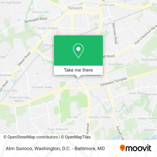 Atm Sunoco map