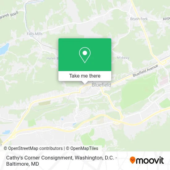 Cathy's Corner Consignment map
