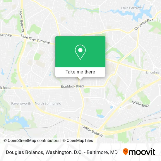 Douglas Bolanos map