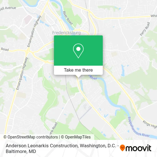 Anderson Leonarkis Construction map