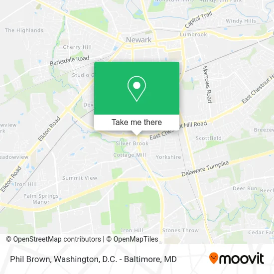 Phil Brown map