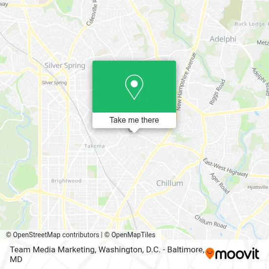 Team Media Marketing map