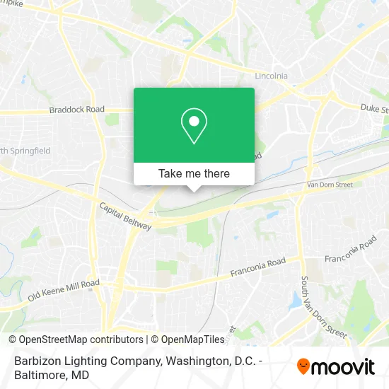 Barbizon Lighting Company map