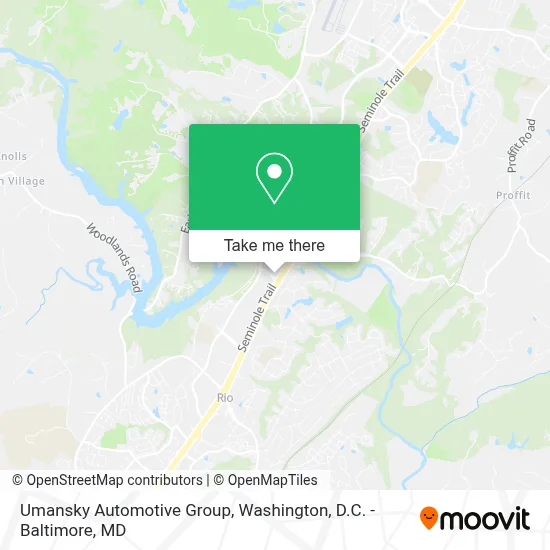 Umansky Automotive Group map