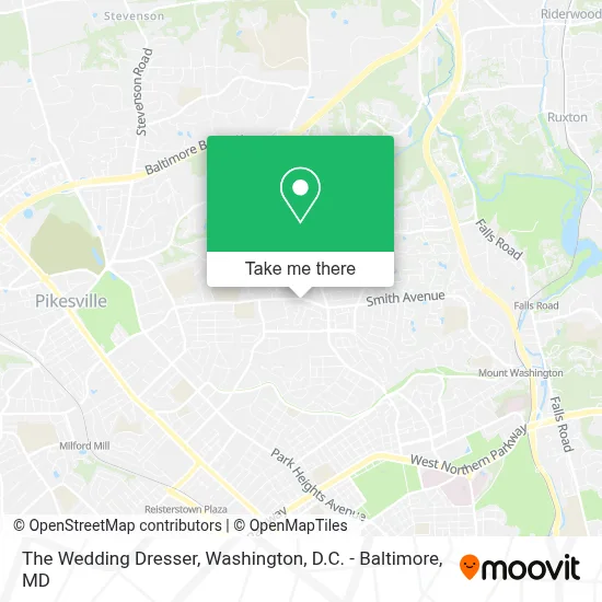 The Wedding Dresser map