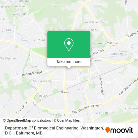 Department Of Biomedical Engineering map