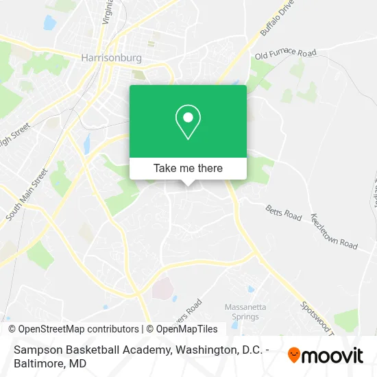 Sampson Basketball Academy map