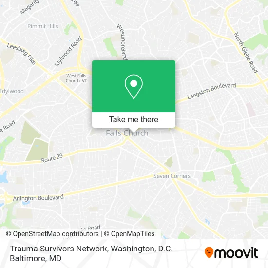 Trauma Survivors Network map