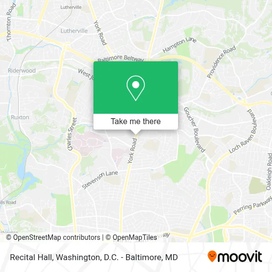 Recital Hall map