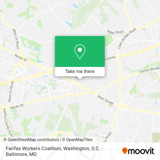 Fairfax Workers Coalition map