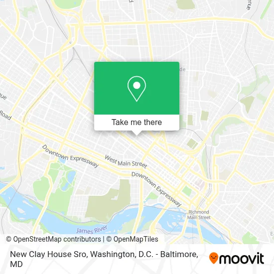 New Clay House Sro map
