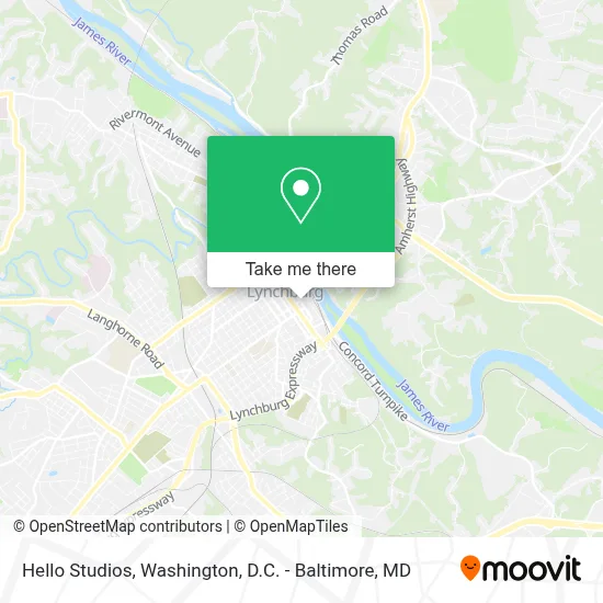 Hello Studios map